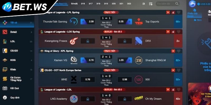 Thể Thao IM I9BET Thiên Đường Cho Bet Thủ Chuyên Nghiệp 3 Thể thao IM I9BET Esports