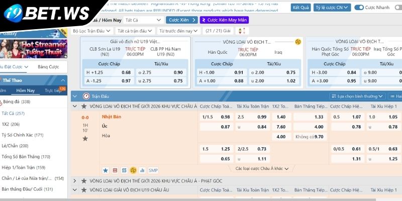 Thể Thao IM I9BET Thiên Đường Cho Bet Thủ Chuyên Nghiệp 2 Tỷ lệ thưởng hấp dẫn